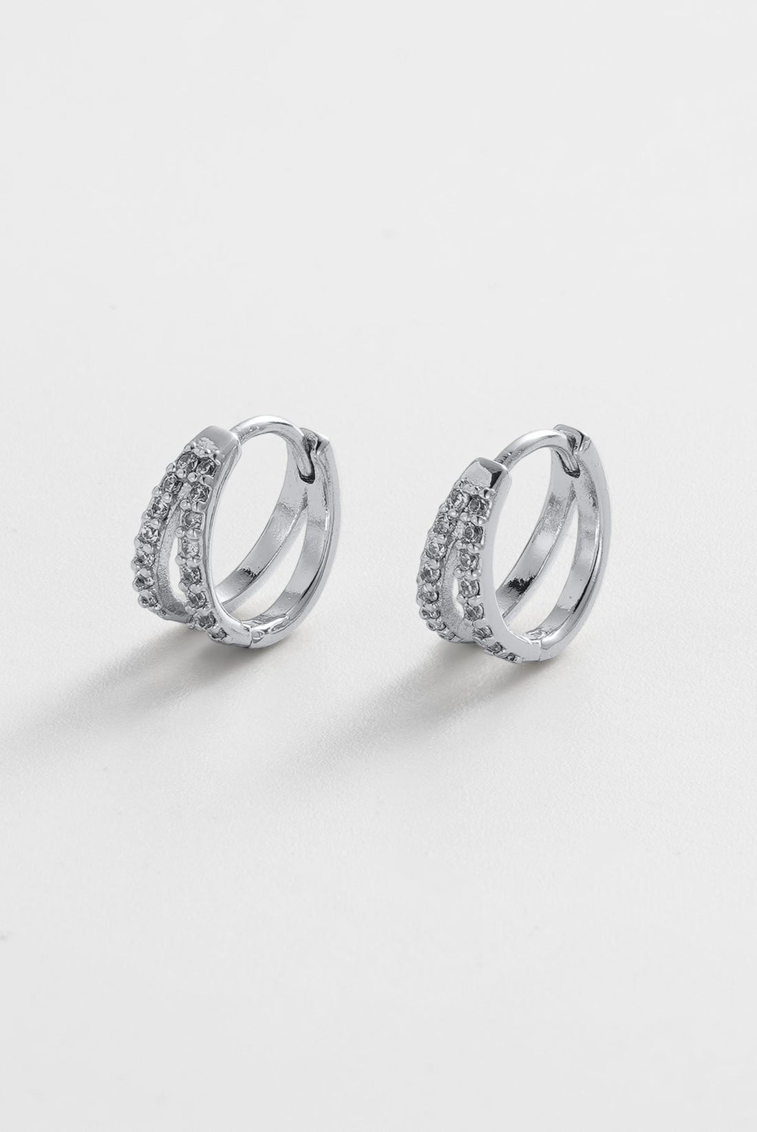 Zafino Celia Huggie Silver