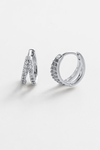Zafino Celia Huggie Silver