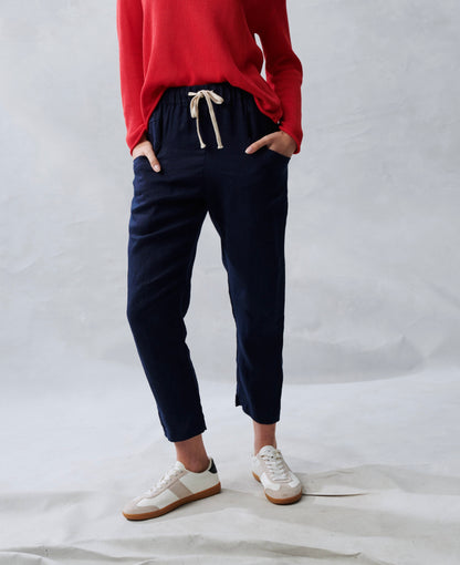 Luxe Pants Washed Navy