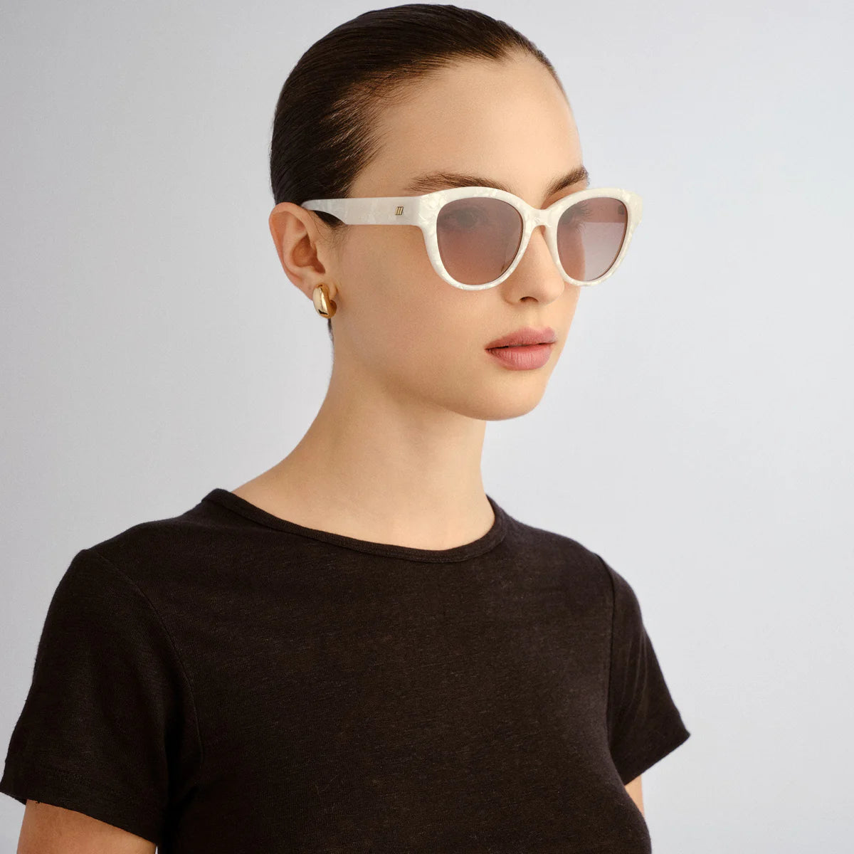Le Specs Majestic White Marble
