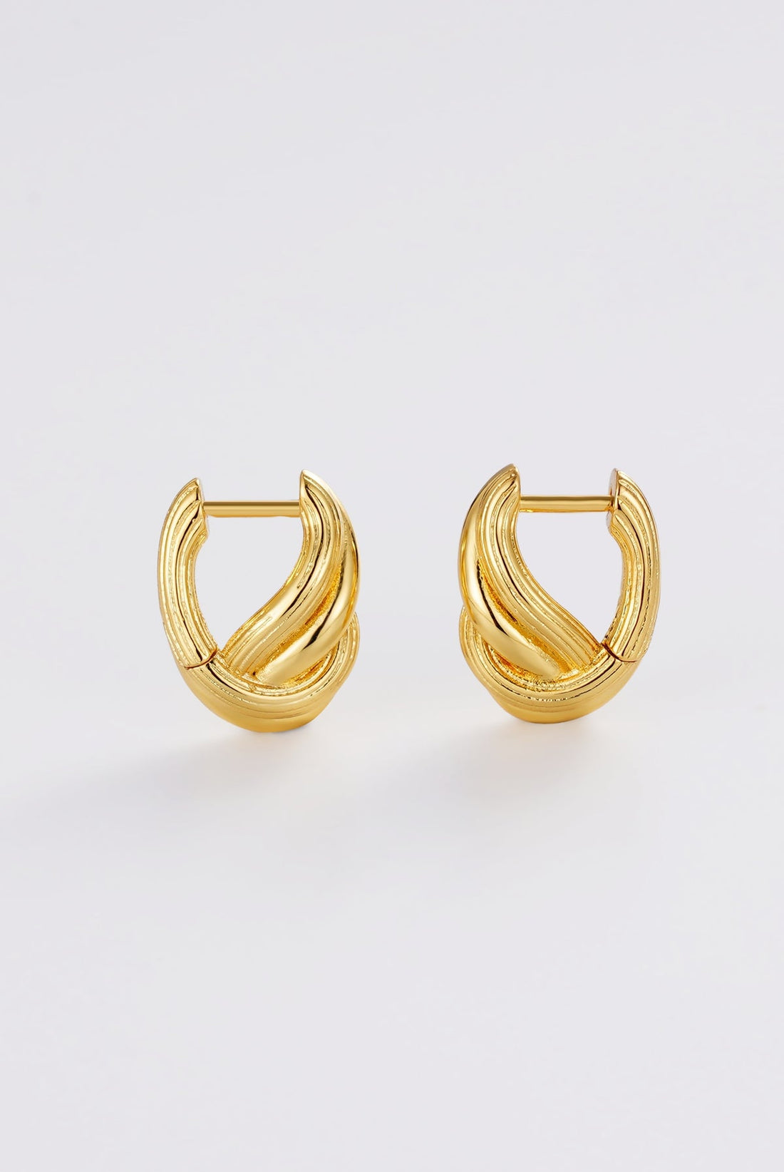 Zafino Tia Huggie 18KT Gold Plated Earring