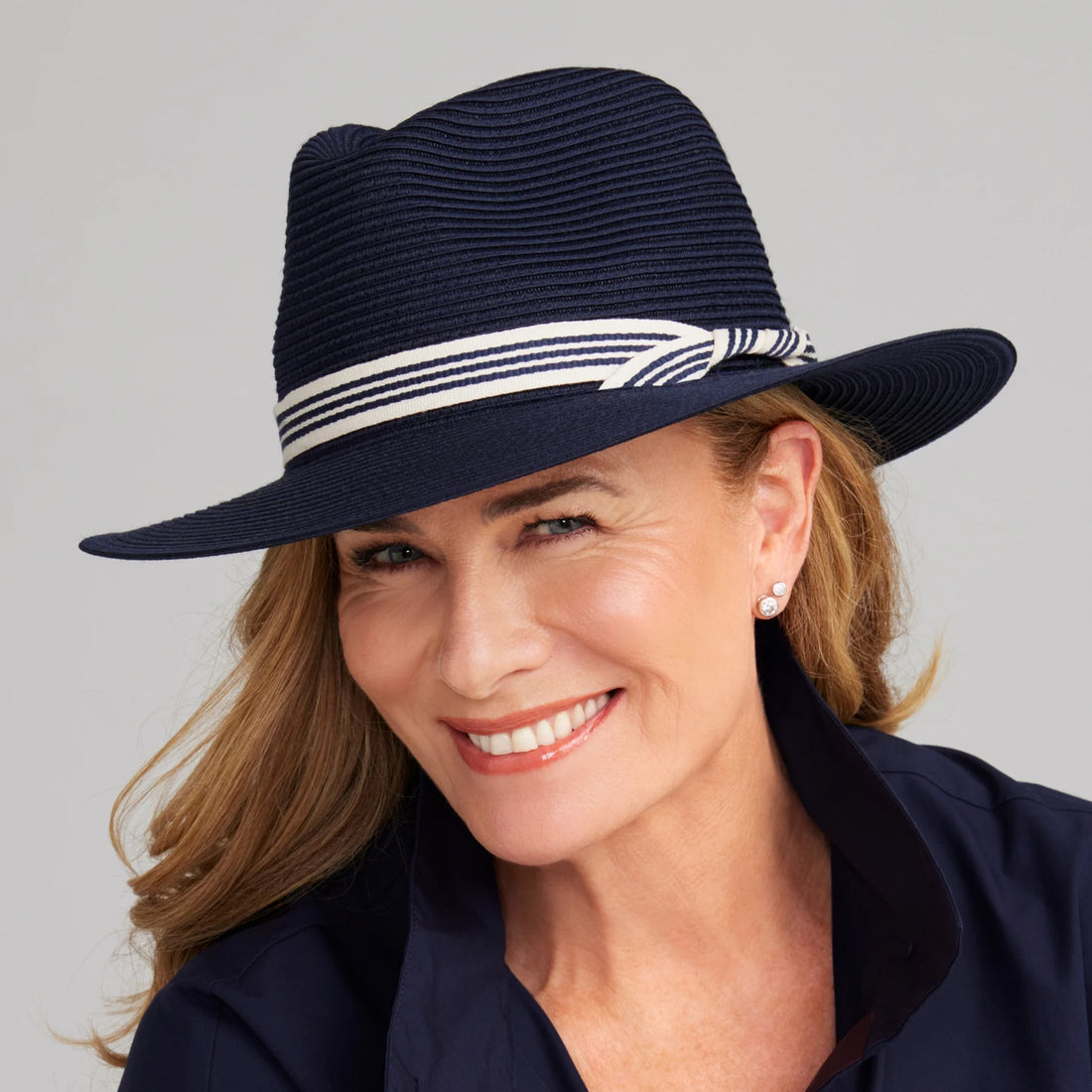 Lincoln Flexibraid Navy Fedora Canopy Bay