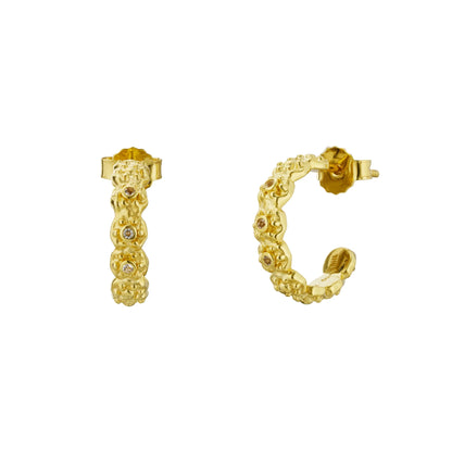 Murkani Night Sky Hoops 18KT Gold Plated