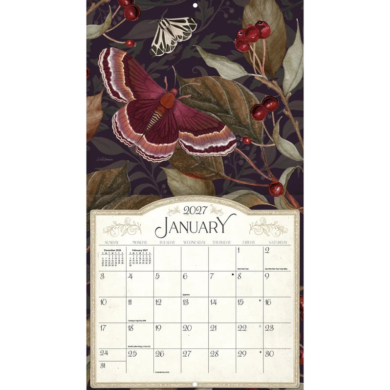 Midnight Garden 2027 Lang Calendar