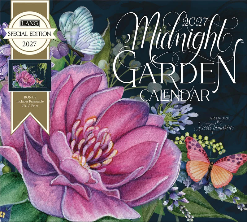 Midnight Garden 2027 Lang Calendar