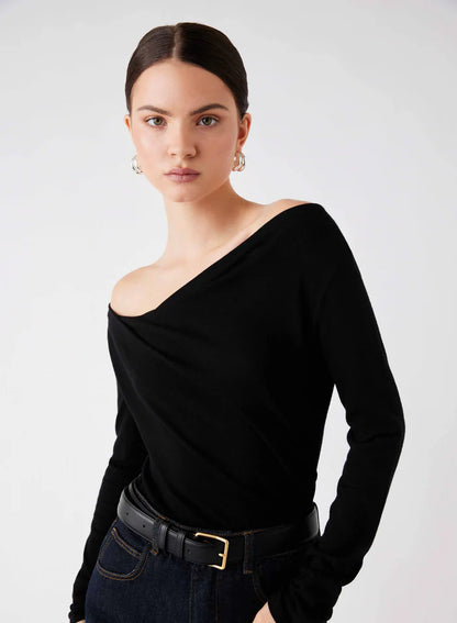 Esmaee Pinnacle Knit Top Black
