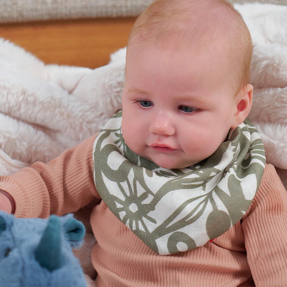 Baby Bandana Bib Abstract Gums