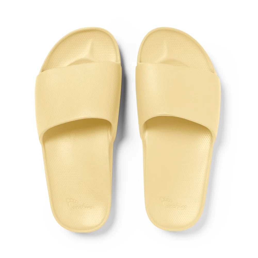 Archies Arch Support Slides Classic Lemon