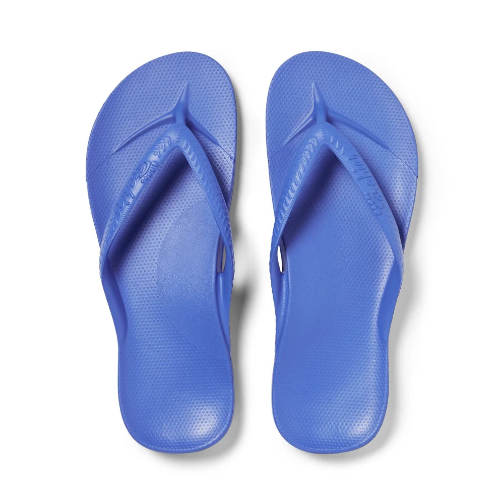 Archies Arch Support Thongs Classic Royal Blue NEW