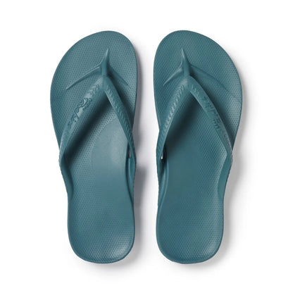 Archies Arch Support Thongs Classic Teal NEW