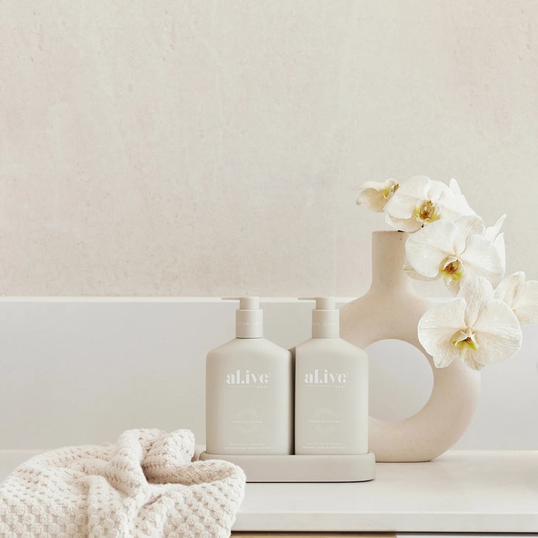 AL.IVE Body Wash &amp; Body Bathroom Duo Sea Cotton &amp; Coconut