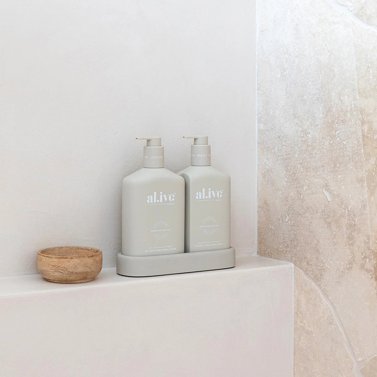 AL.IVE Body Wash &amp; Body Bathroom Duo Sea Cotton &amp; Coconut
