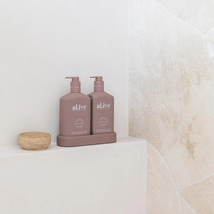 AL.IVE Body Wash &amp; Body Bathroom Duo Raspberry Blossum &amp; Juniper