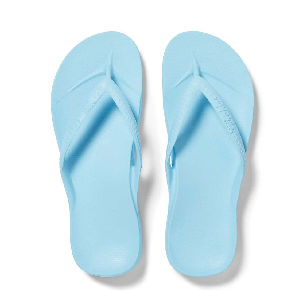 Archies Arch Support Thongs Classic Sky Blue