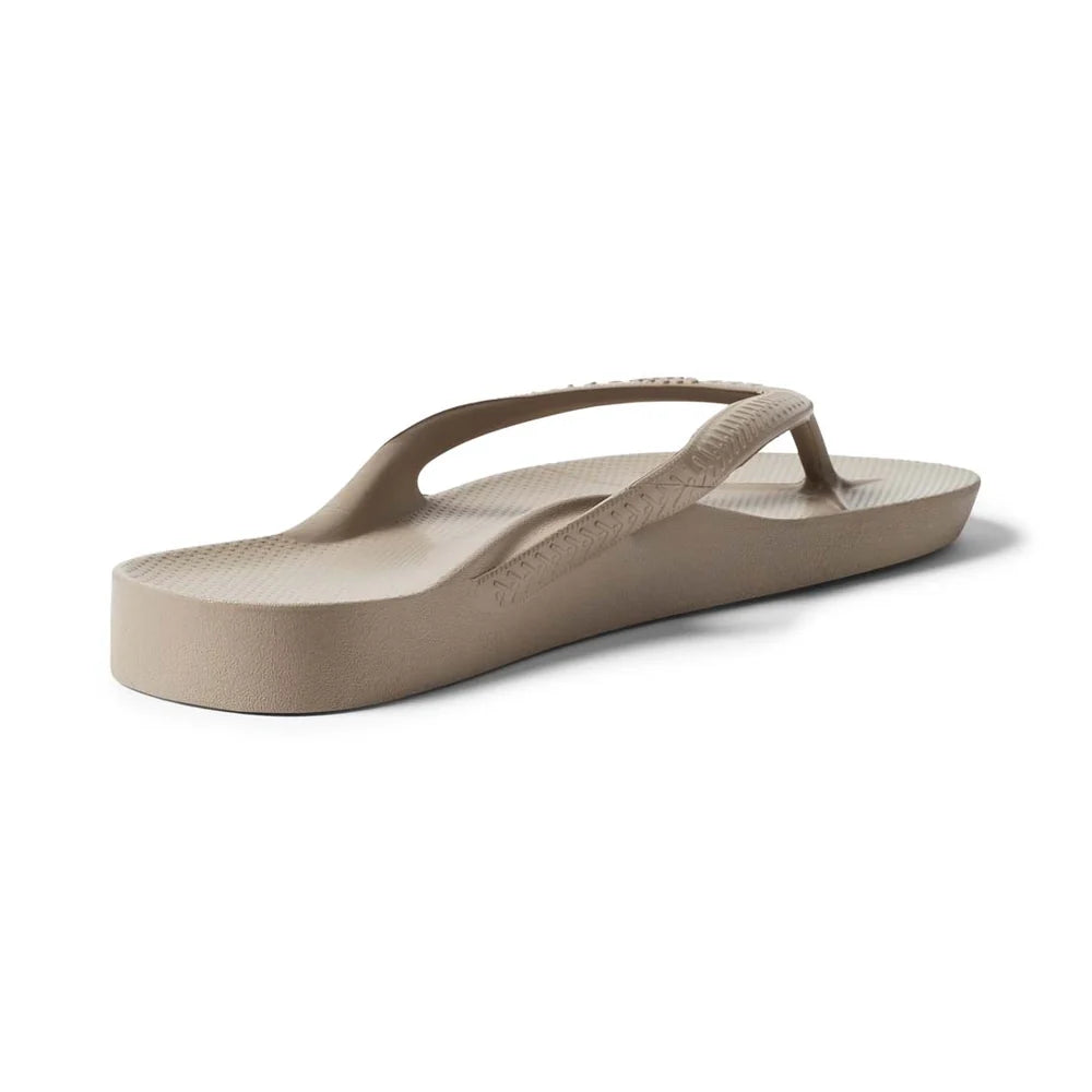 Archies Arch Support Thongs Classic Taupe