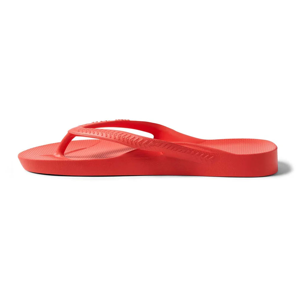 Archies Arch Support Thongs Classic Coral