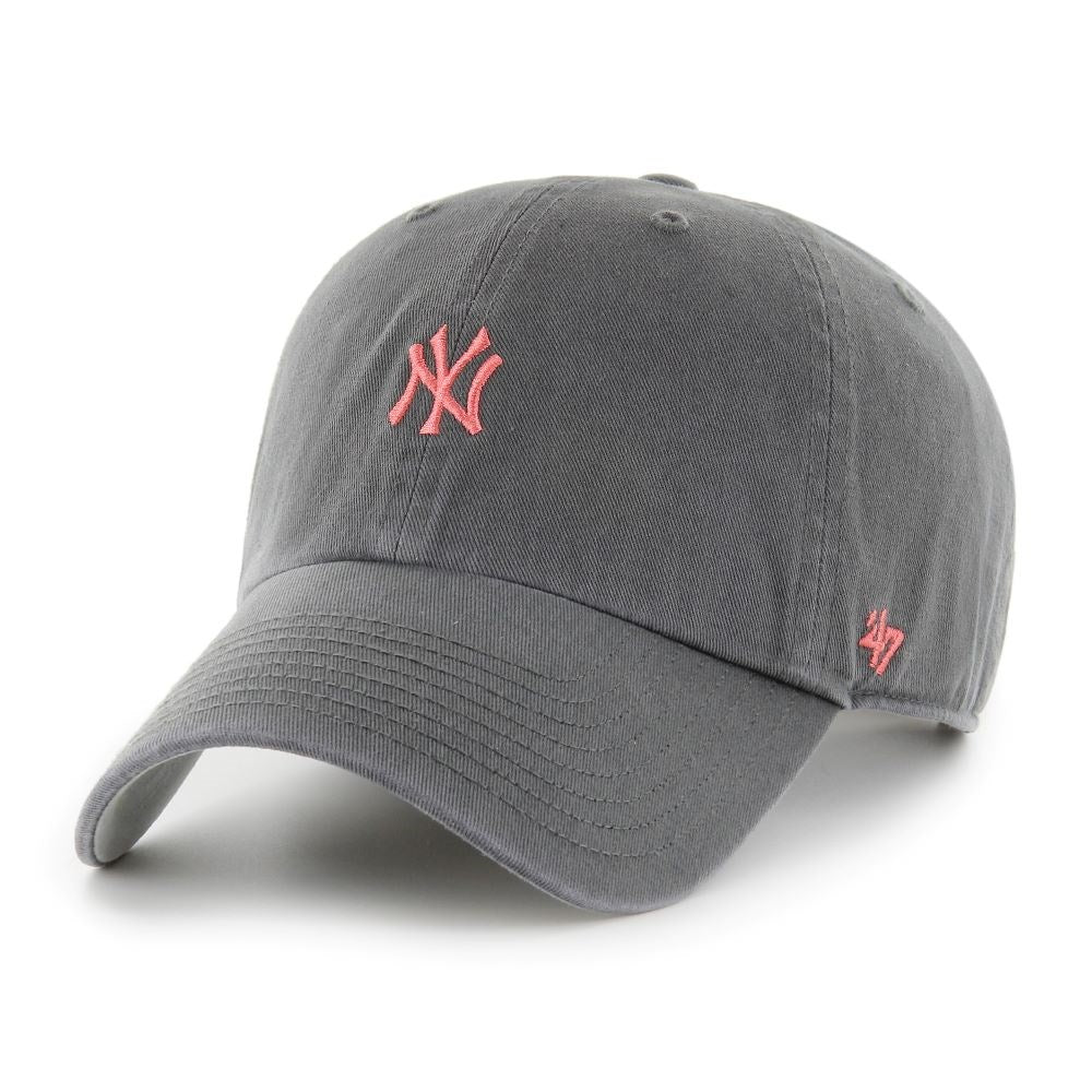 Los Angeles Yankees Charcoal/Island Red Base Runner 47 Clean Up Cap