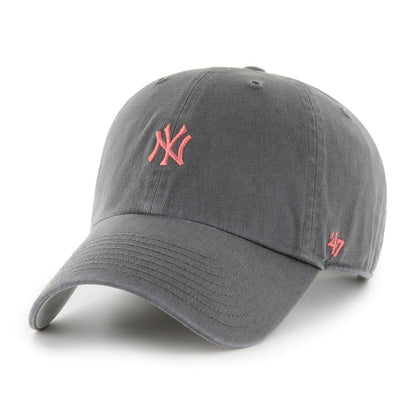 Los Angeles Yankees Charcoal/Island Red Base Runner 47 Clean Up Cap