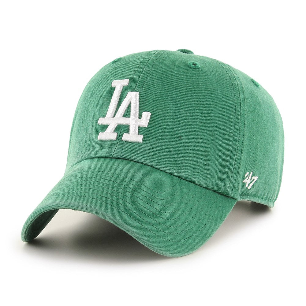 Los Angeles Dodgers Kelly Green 47 Clean Up Cap