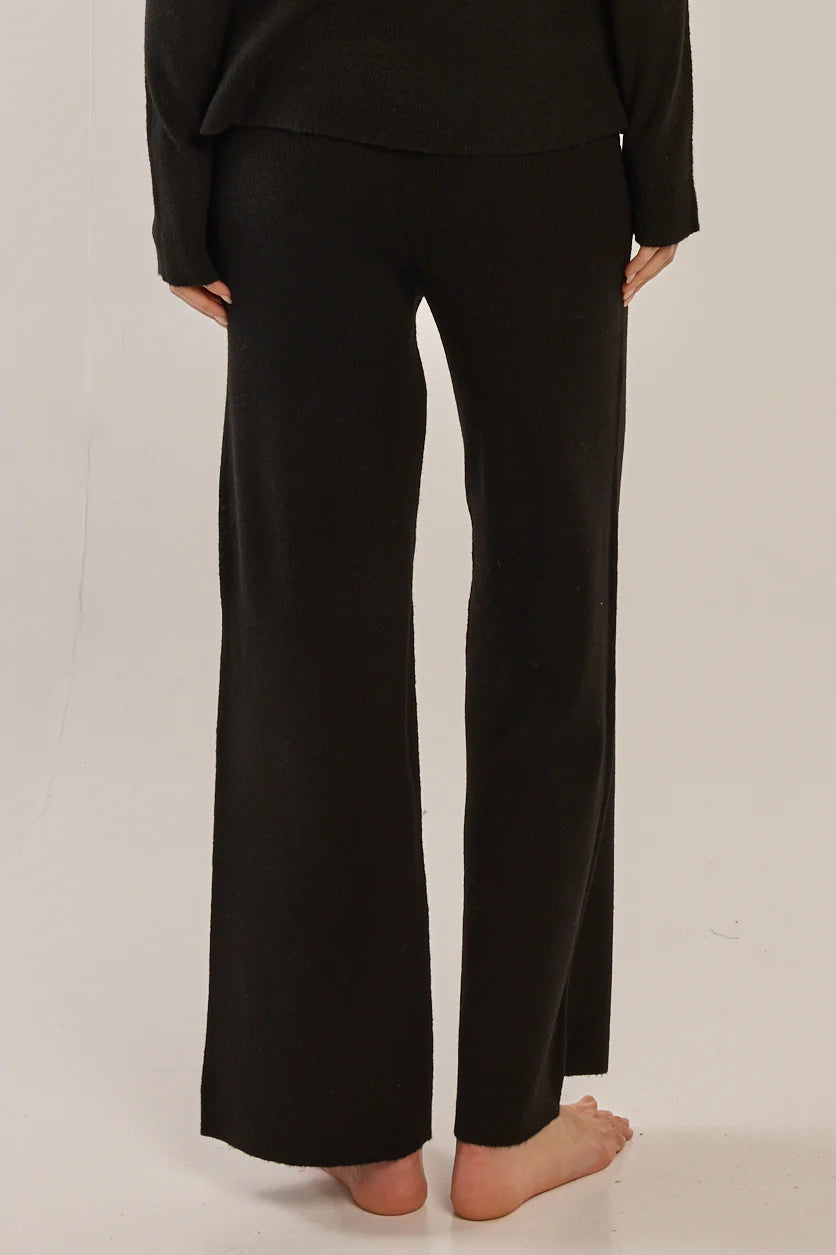 Betty Basics Nash Knit Pant Black