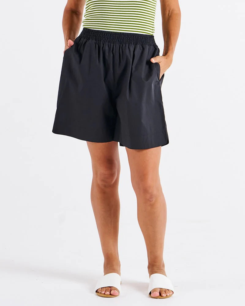 Betty Basics Pomona Cotton Short Black