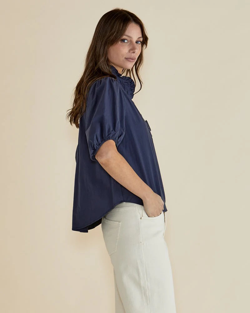 Avery Blouse French Blue