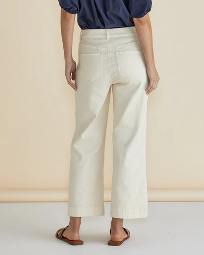 Willow Wide Leg Jeans Off White