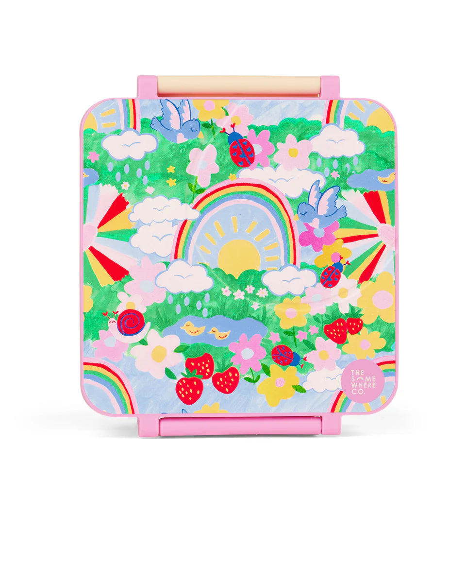 The Somewhere Co Rainbow Garden Mini Bento Lunch Box
