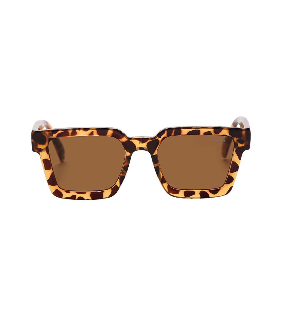 Soda Shades Brooklyn Tort w/Brown Lenses
