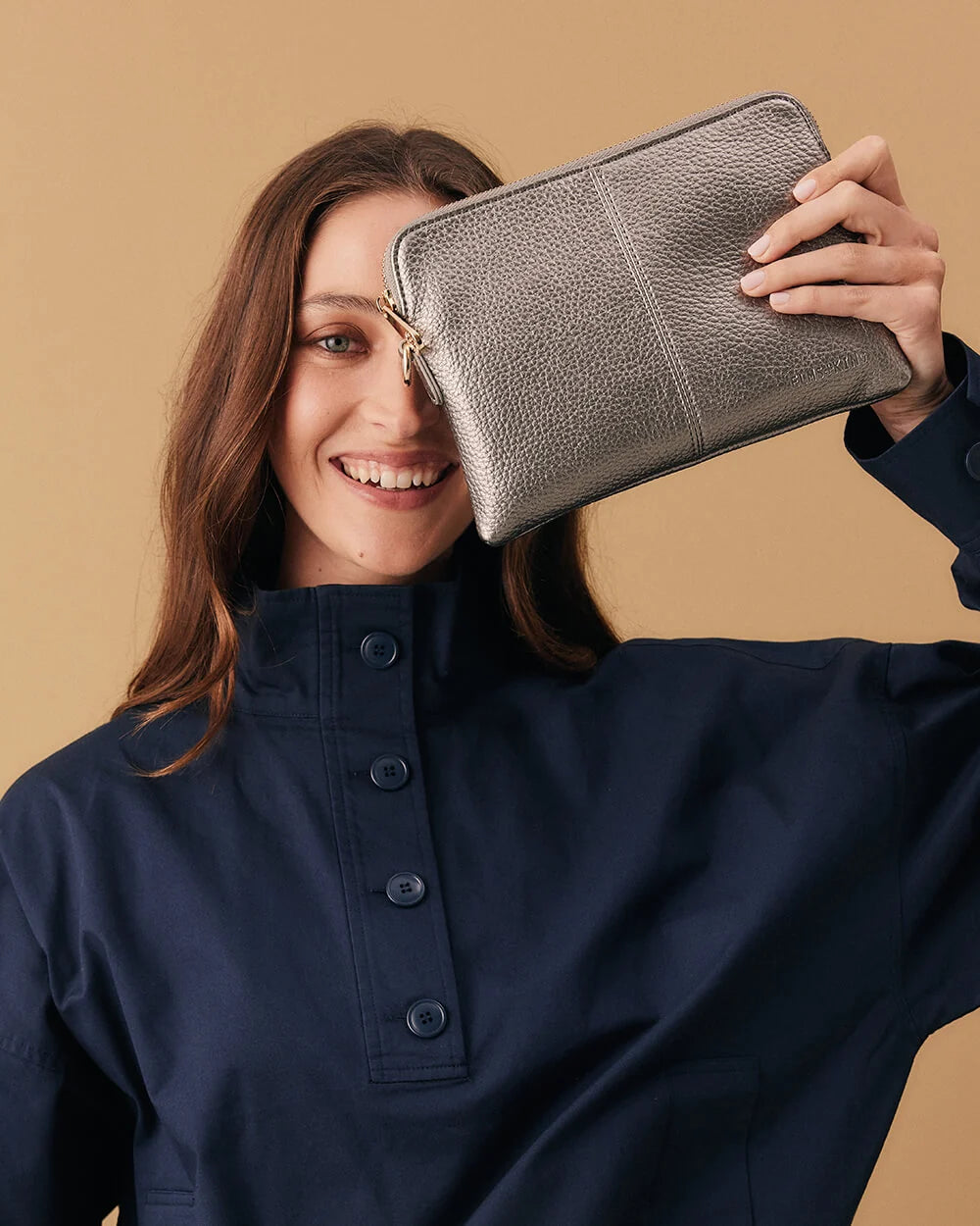 Elms+King Bowery Crossbody - Pewter