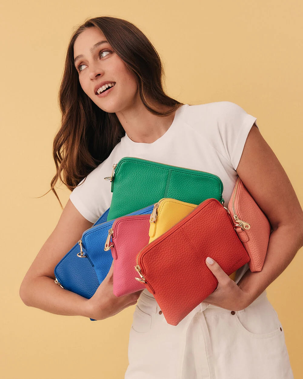 Elms+King Bowery Crossbody - Fuschia