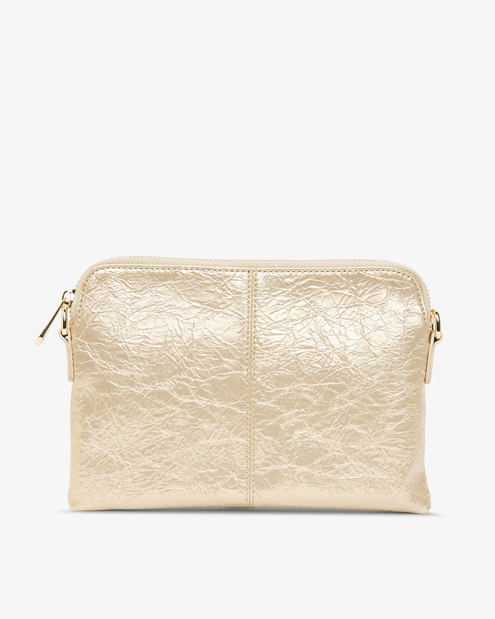 Elms &amp; King Bowery Wallet Light Gold Crinkle