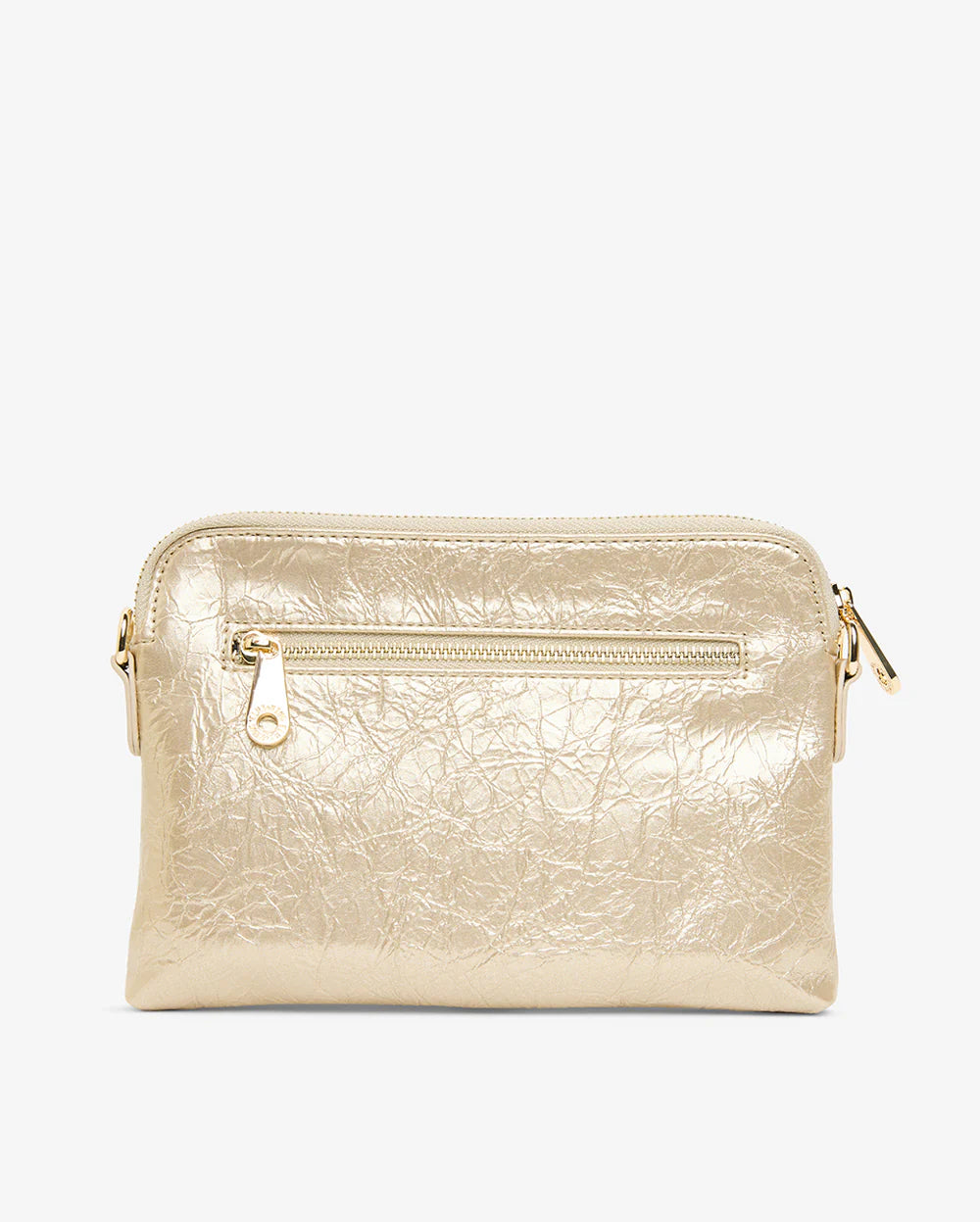 Elms &amp; King Bowery Wallet Light Gold Crinkle