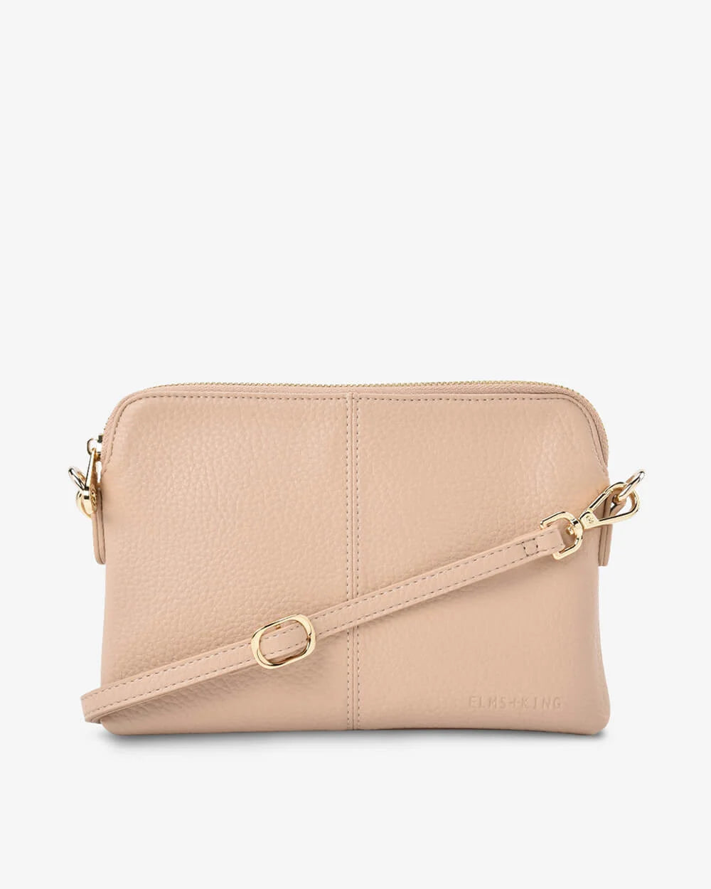 Elms+King Bowery Crossbody - Natural Pebble