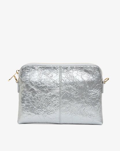 Elms &amp; King Bowery Wallet Silver Crinkle