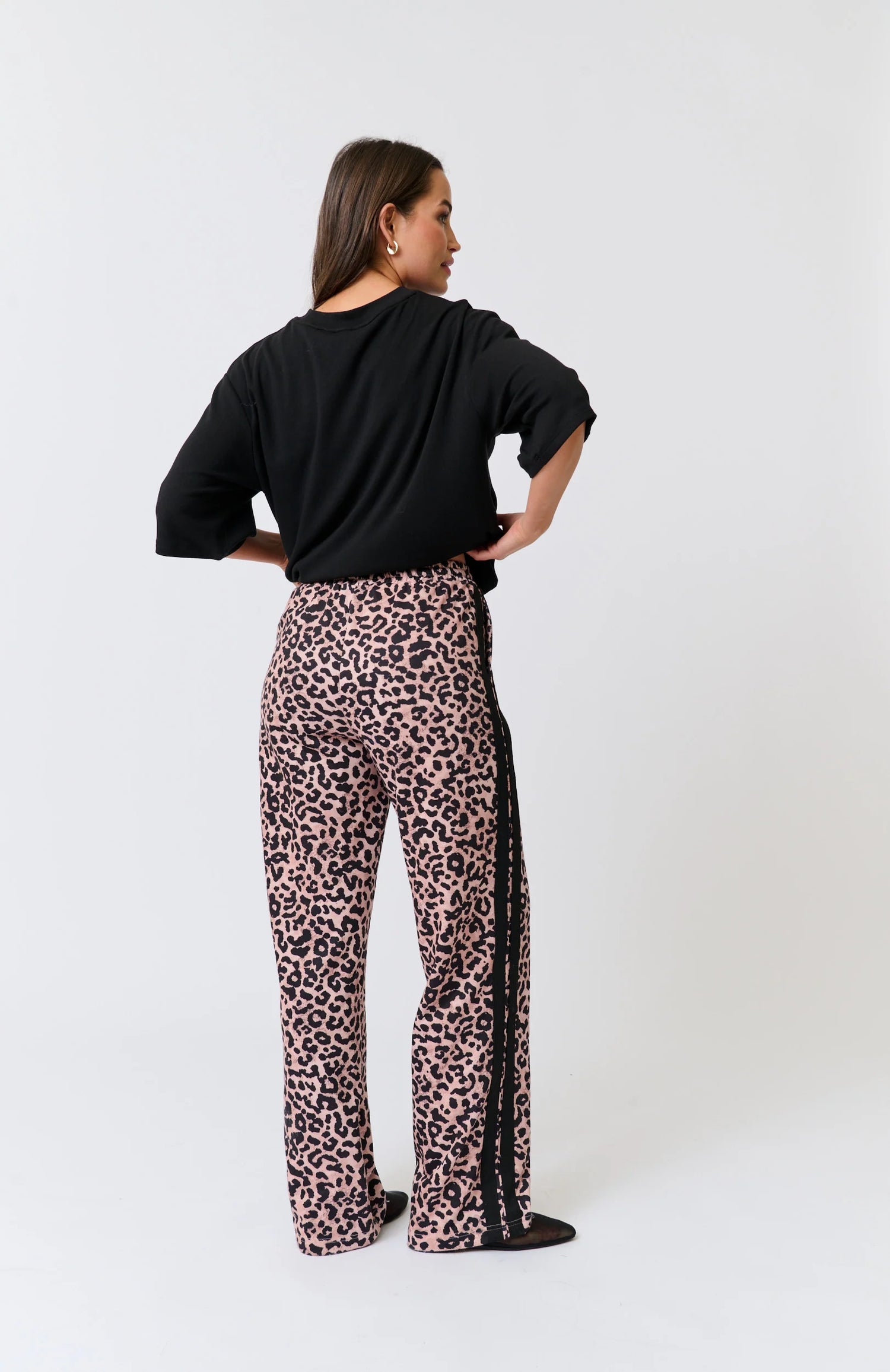 Adeline Pant Natural Leopard