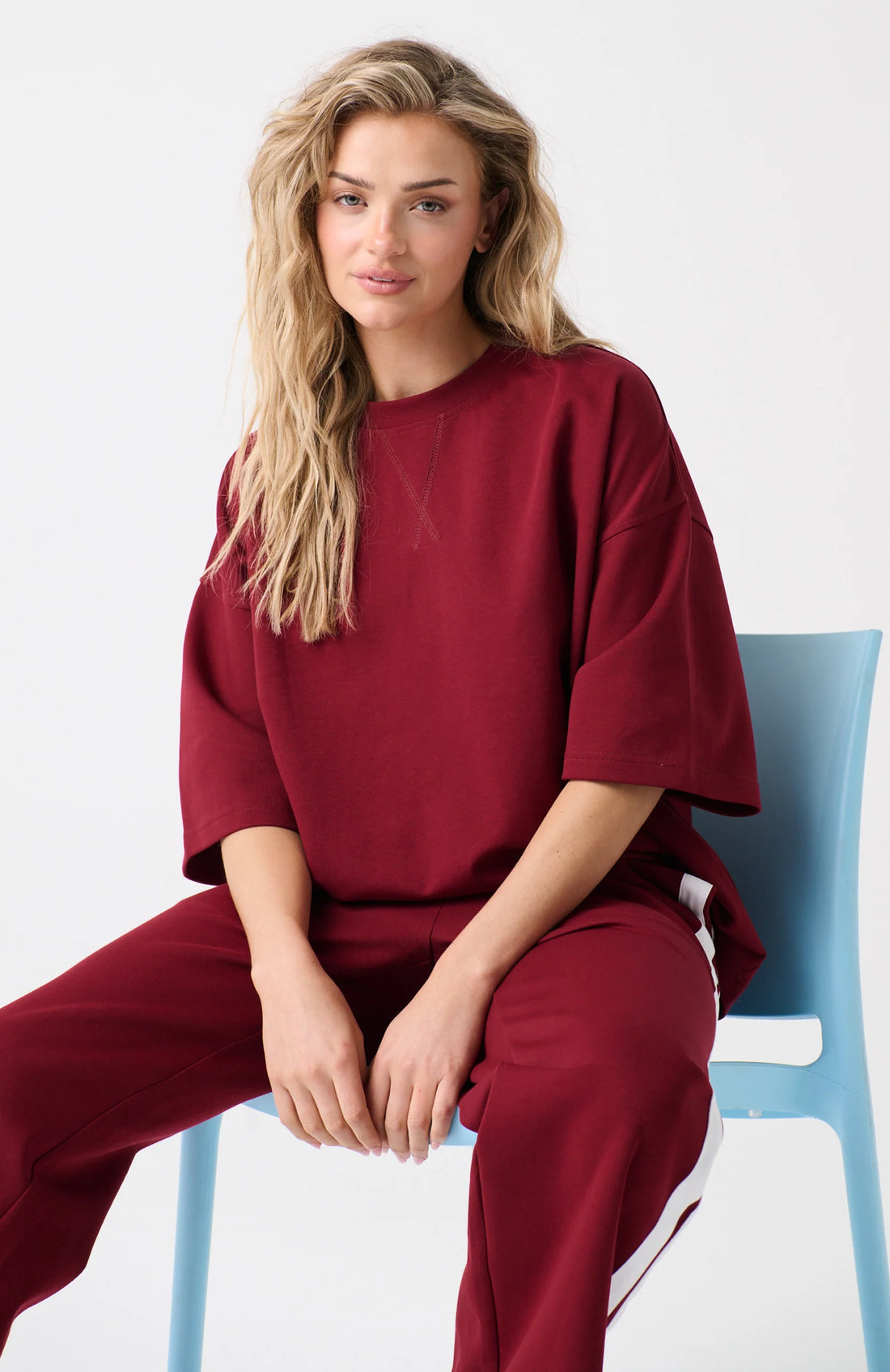 Cartel &amp; Willow Sage Tee - Raspberry