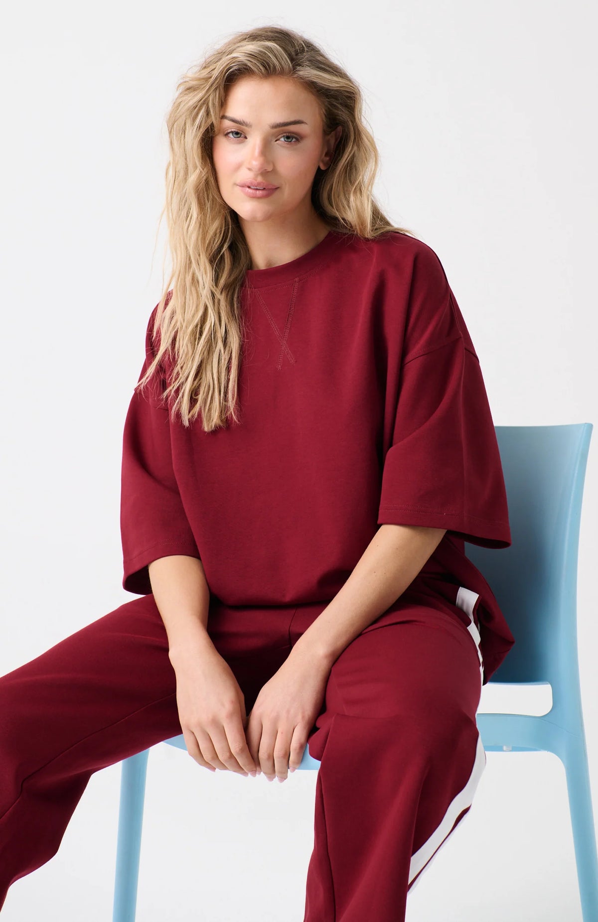 Cartel &amp; Willow Sage Tee - Raspberry