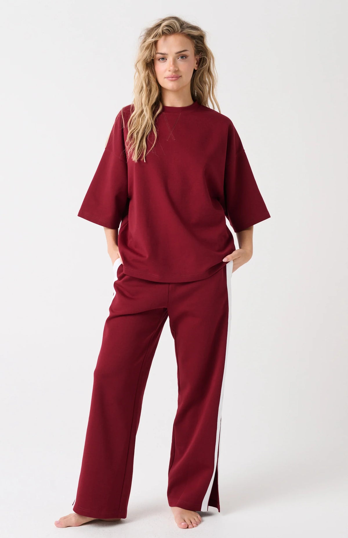 Cartel &amp; Willow Sage Tee - Raspberry