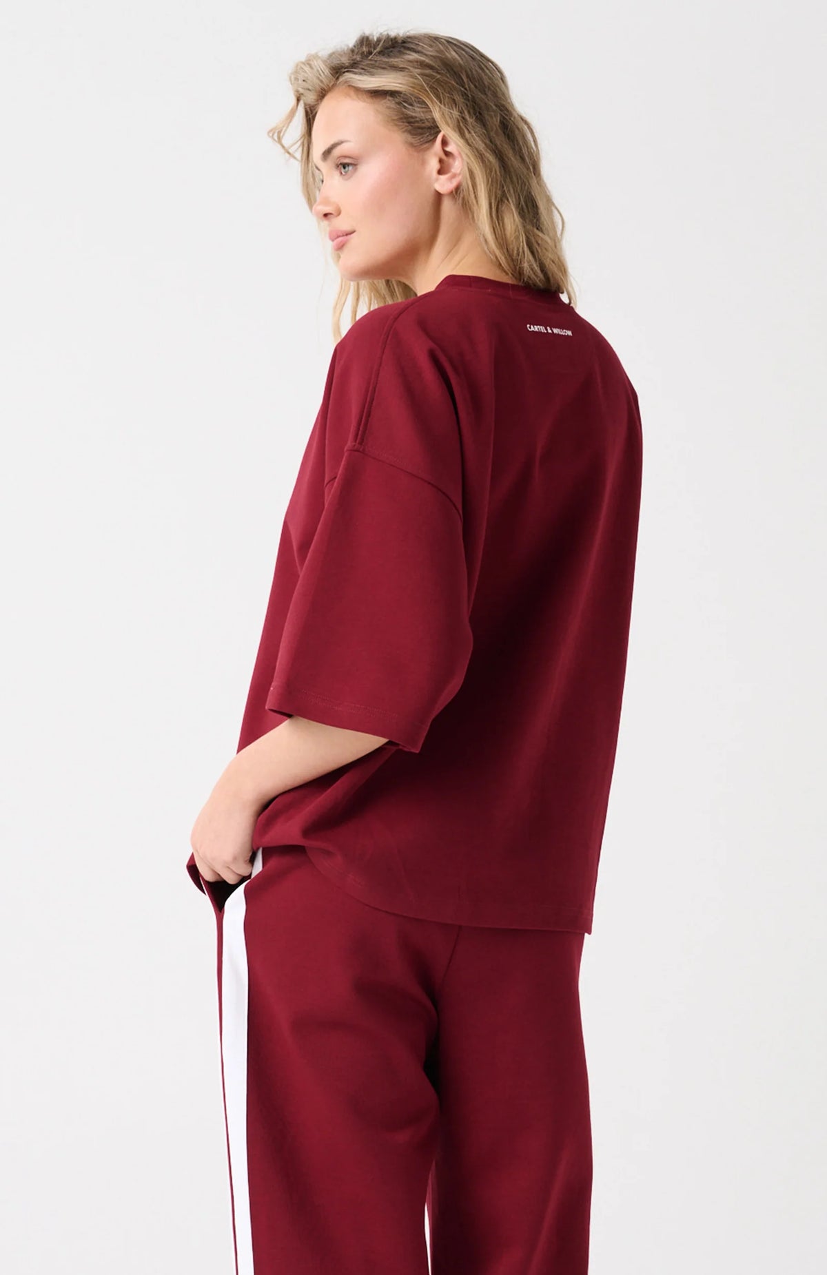 Cartel &amp; Willow Sage Tee - Raspberry