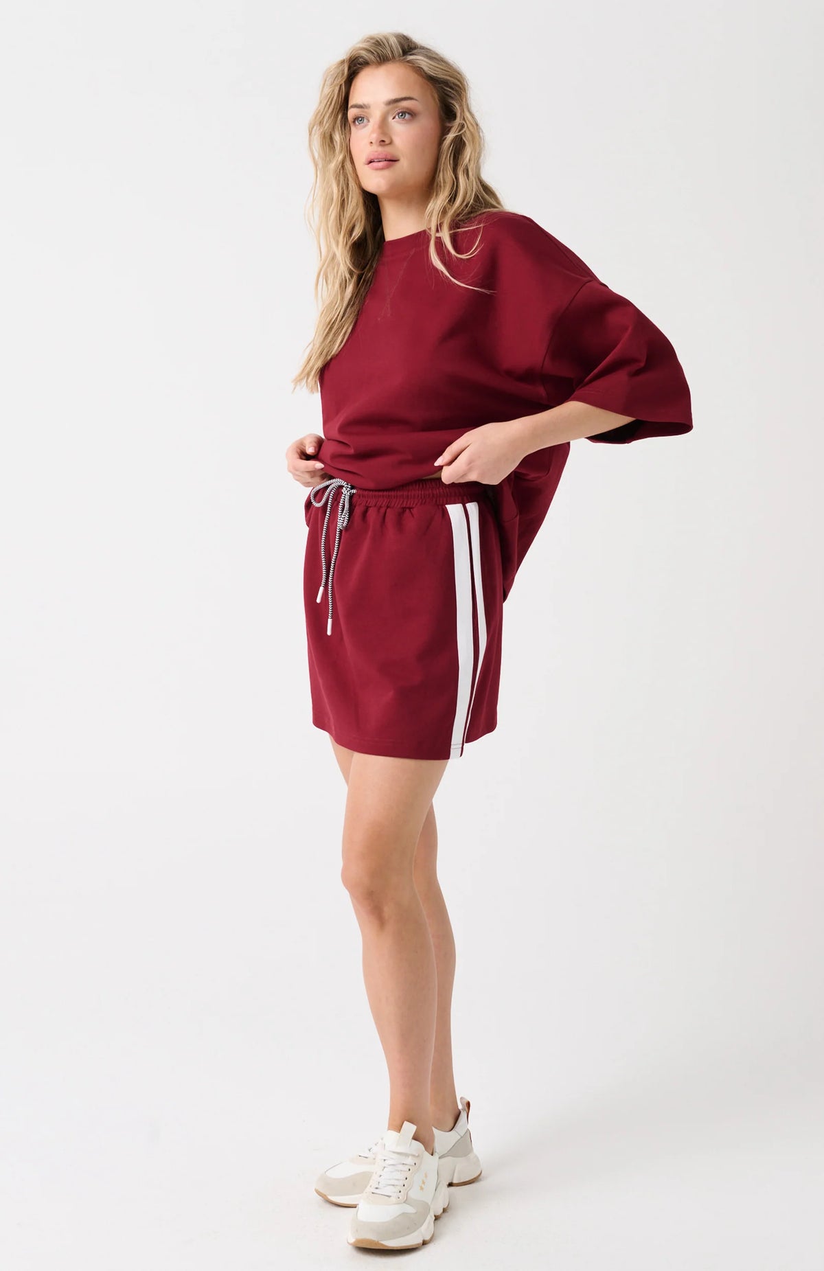 Cartel &amp; Willow Esme Skirt - Raspberry