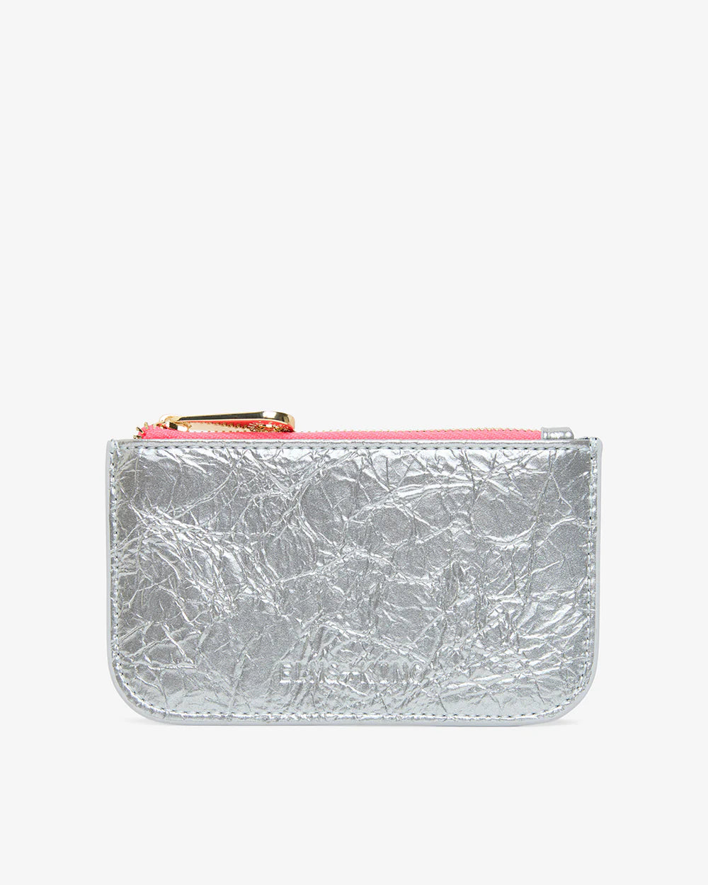 Elms &amp; King Centro Wallet Silver Crinkle