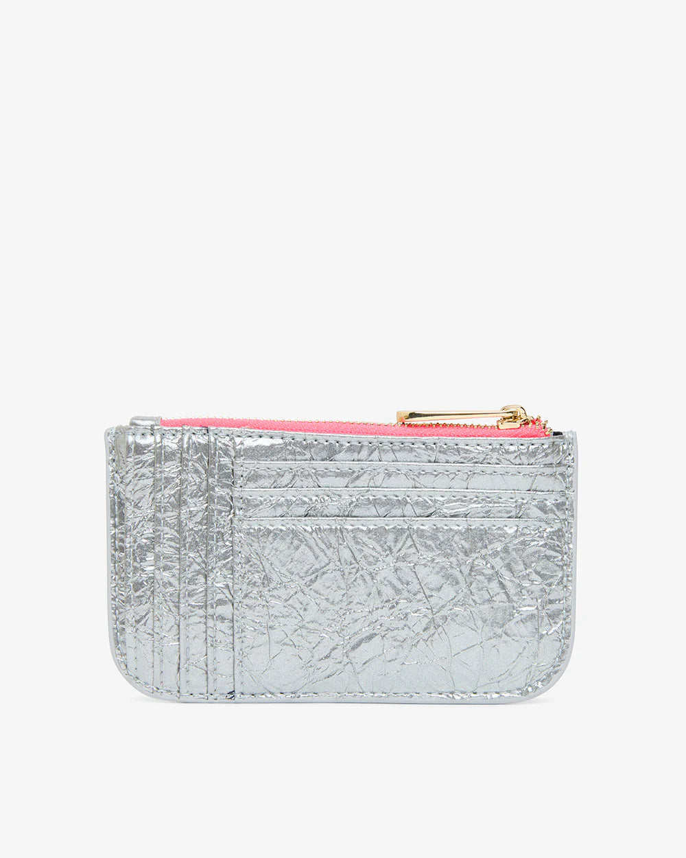 Elms &amp; King Centro Wallet Silver Crinkle