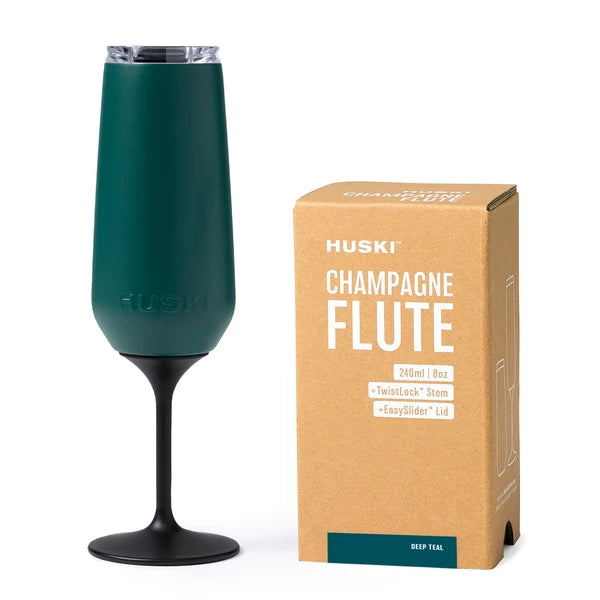 Huski Slim Champayne Flute Deep Teal Limited Release