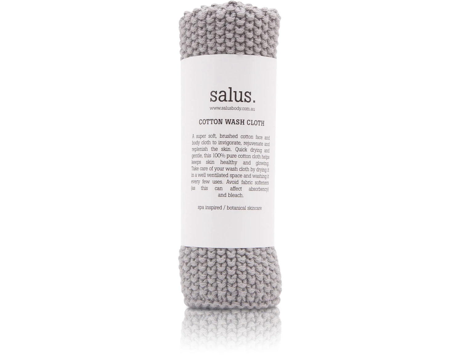 Salus Cotton Wash Cloth Grey