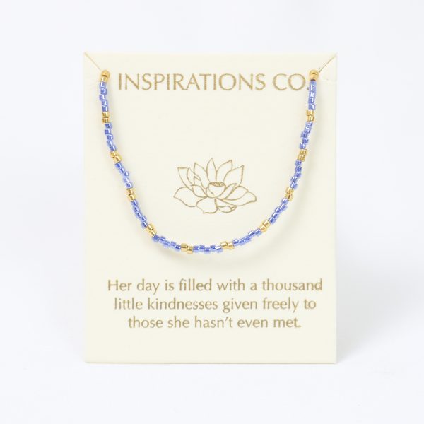 Inspiration Necklace Crystal Blue/Gold