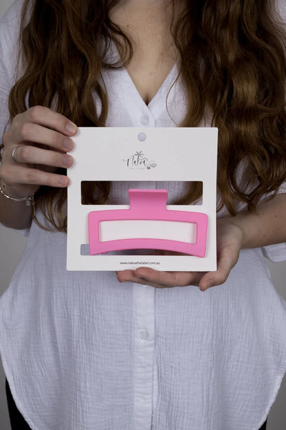 Nakoa Large Hair Claw Clip Pink