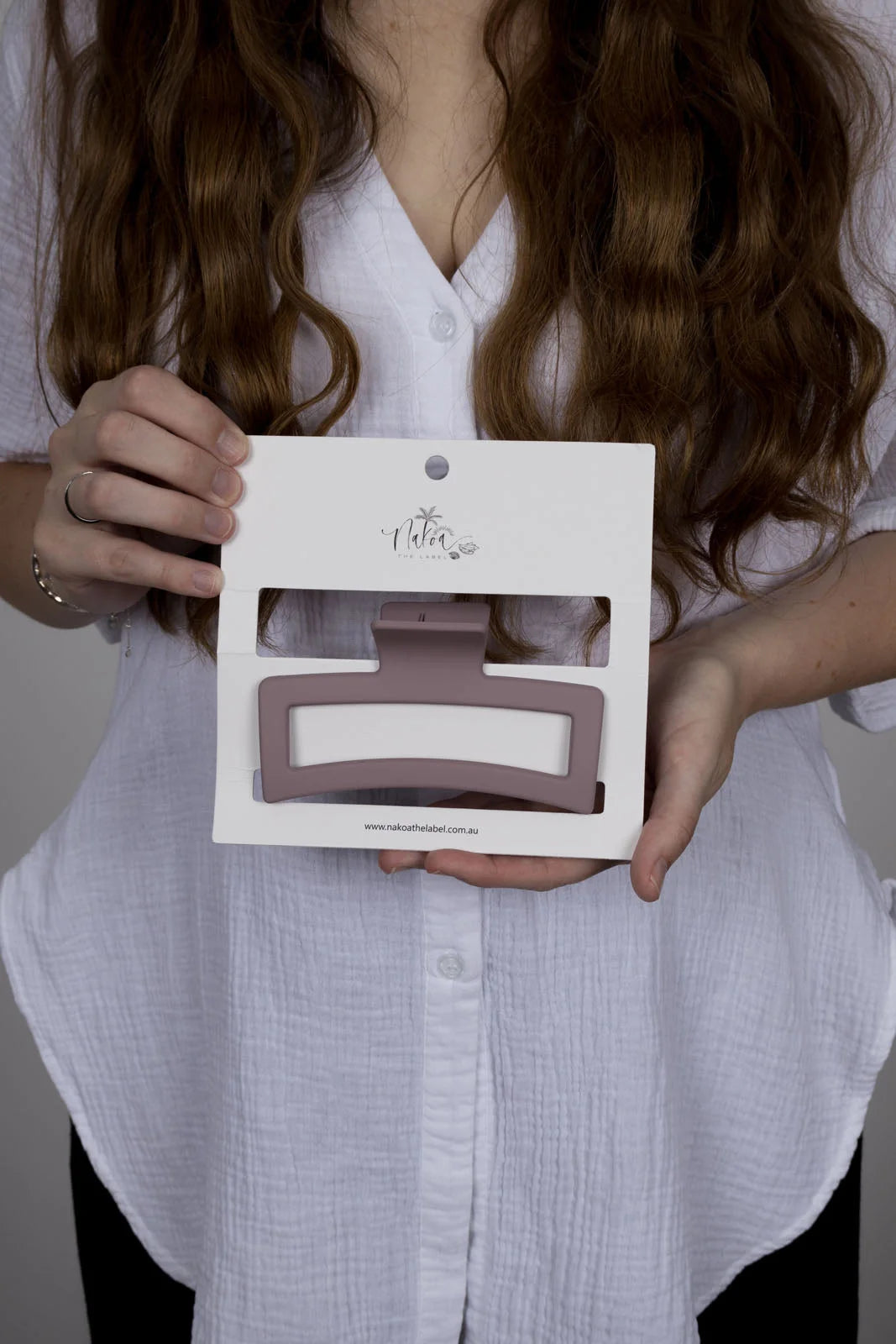 Nakoa Large Hair Claw Clip Pecan