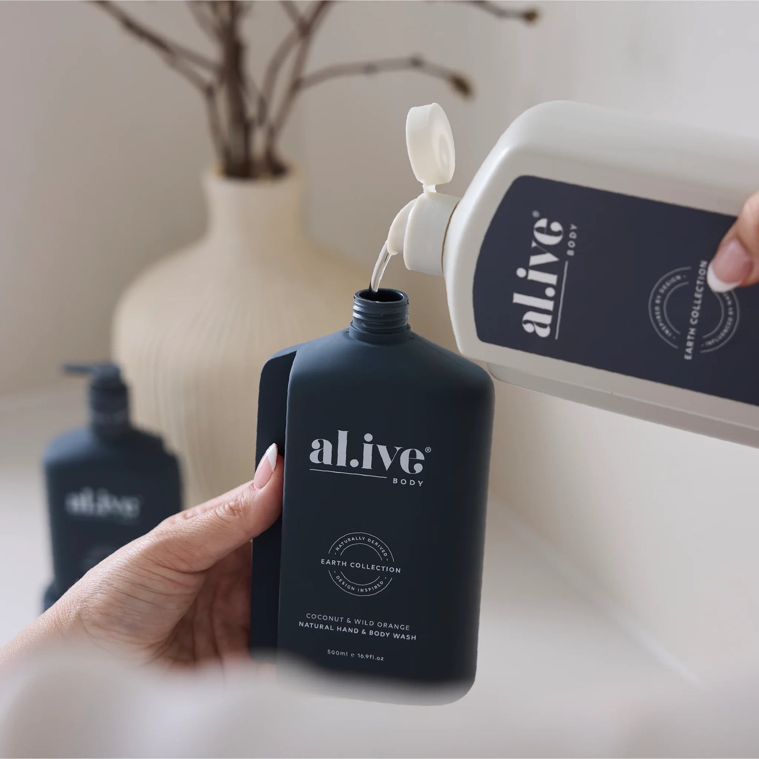 AL.IVE Body 1L Hand &amp; Body Wash Coconut &amp; Wild Orange