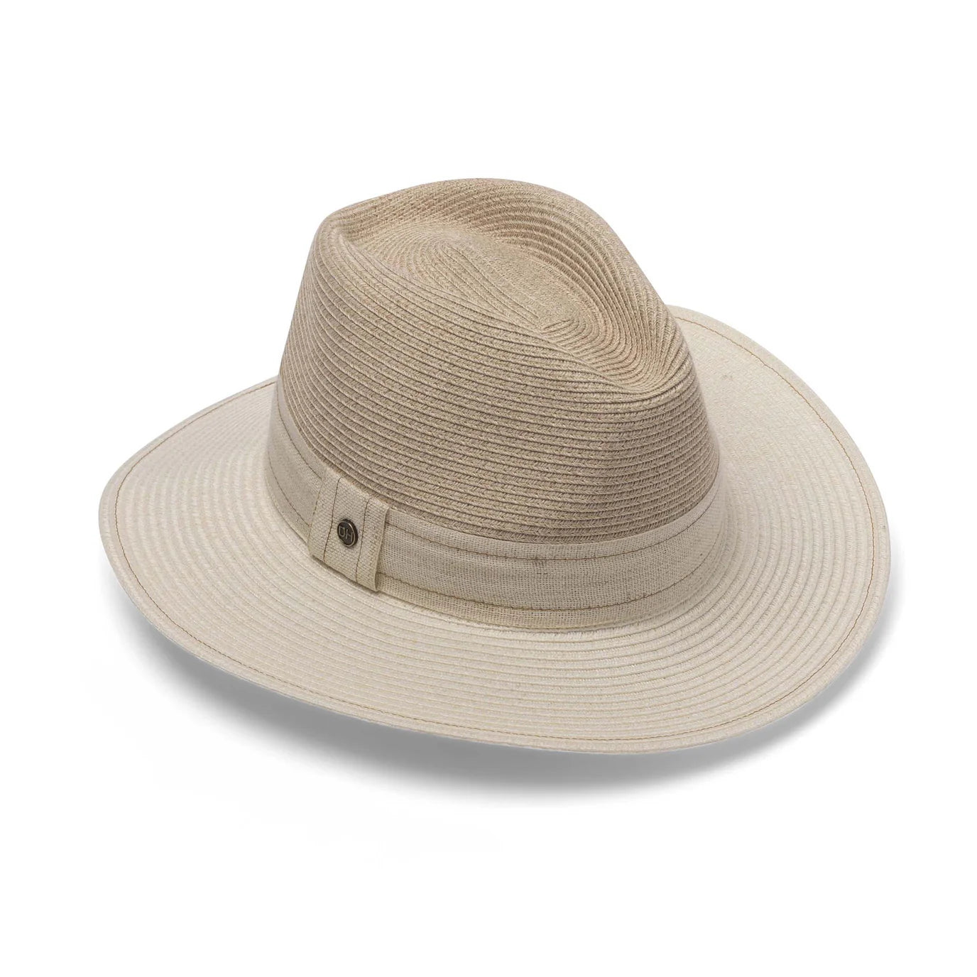 Deborah Hutton Peta Flexibraid Fedora Camel/Ivory 58cm